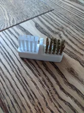 Taladro eléctrico para manicura, cepillo de limpieza, broca, herramienta de limpieza, brocha de alambre de cobre, brocas para odontología, 1 unidad