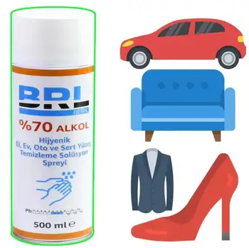 BRL Disinfectant with Alcohol 500 ml 70 Alcholol for all purpose and all surfaces 100 clean
BRL Disinfectant with Alcohol 500 ml 70 Alcholol for all purpose and all surfaces 100 clean