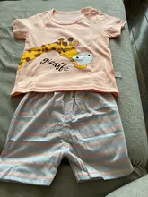 Conjuntos de ropa de verano para bebés, Conjunto de camiseta de manga corta y pantalones cortos