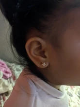 Pendientes pequeños de plata de ley S925 con forma de flor, joyería clásica, cierre de tuerca, 925