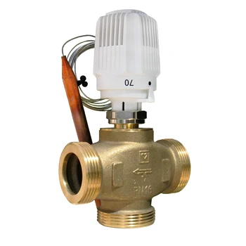 Termicus valve three way thermostatic for твердотопливного boiler, dn25, + 40… + 70 ° C, KVs 6,27 M3/hour, with выносным баллоном
Termicus valve three way thermostatic for твердотопливного boiler, dn25, + 40… + 70 ° C, KVs 6,27 M3/hour, with выносным баллоном