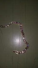 Pulsera de oro rosa de Color plateado para mujer, colgante de corazón de cristal, pulsera de mujer, joyería fina de Boda nupcial, regalo