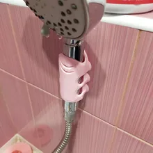 Soporte movible para cabezal de ducha con ventosa, ganchos ajustables para baño, de silicona, sin perforación, estante de pared, accesorios para baño, 1 ud.