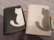 Cartera de piel sintética con cremallera para mujer, Cartera de marca de diseño, monedero, titular de la tarjeta femenina