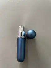 Botella pulverizadora de Perfume portátil, 5ml, 6ml, botella de vidrio rellenable, envases cosméticos vacíos, atomizador de Perfume de aluminio de viaje, 1 ud.