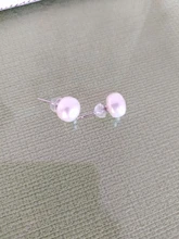 ¡Liquidación! AAAA-pendientes de tuerca de perlas de agua dulce cultivadas para mujer, de 6-11mm, 100% blanco de alto brillo, aretes de plata de ley para mujer