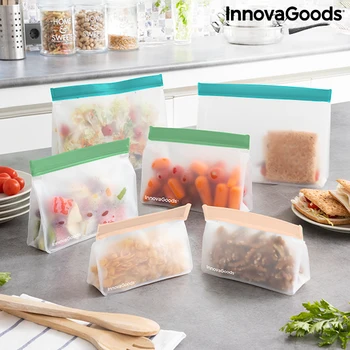 Set of Reusable Hermetically-sealed Bags Zags InnovaGoods 6 Pieces
Set of Reusable Hermetically-sealed Bags Zags InnovaGoods 6 Pieces