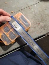 Nuevo 13 redes transparente portátil tornillos caja de almacenamiento doble-lado multifuncional de almacenamiento de plástico herramienta