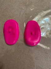 Cubierta de silicona para las orejas, cubierta protectora para el cuidado de las orejas, champú, agua, ducha, Color, viaje, 1 par