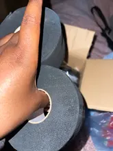 De corte de rollo aderezo collar de peluquería accesorio de cuello que 1 rollo desechables salón de peluquería papel para cuello