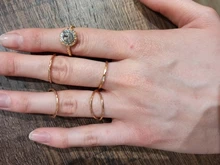 Yobest-Conjunto de anillos Vintage bohemios para mujer, juego de sortijas geométricas con forma de media Luna Dorada para mujer, conjunto de anillos con personalidad de cristal, regalo de joyería para fiesta