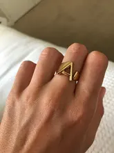 Foxanry-anillos con letras en inglés para mujer, Plata de Ley 925, 26, chapado en oro Vintage francés Irregular, regalos de joyería para fiesta