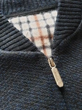 Cárdigan grueso con cremallera para hombre, suéter de punto cálido para otoño e invierno, cárdigan informal, 2020