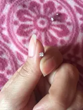 1PC de moda CZ 3 Prong Cartílago del trago de Plata de Ley 925 pendientes de cristal de circón joyas piercings pendientes oro claro boucle