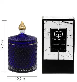 Glass Luxury Scented Candle Wedding Candle Cup Dark Blue Candle Holder Home Festival Glitter Decoration crystal candle holder 
Glass Luxury Scented Candle Wedding Candle Cup Dark Blue Candle Holder Home Festival Glitter Decoration crystal candle holder