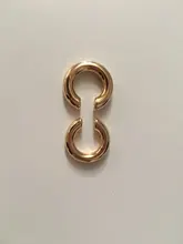 Pendientes bohemios de cristal para mujer, Multicolor, en forma de C, sin perforaciones, pequeños, para novia, boda, Clip, joyería