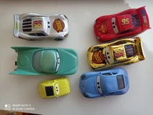 Disney-Coche de Pixar 3 para niños, Rayo McQueen, familia de carreras Jackson Storm Ramirez 1:55 fundido a presión, coche de juguete de aleación de Metal