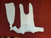 Conjunto de ropa de utilería para recién nacidos, Pelele con pies y botones, 2 uds.