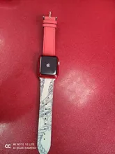 Correa de cuero para Apple watch, banda de 44mm, 40mm, 38mm, 42mm, iWatch, pulsera de una sola vuelta, reloj para Apple watch series 5 4 3 se 6