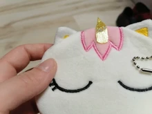 FUDEAM-monedero con dibujos de unicornios para mujer, Mini monedero con cremallera ovalada, con Cable USB, para niños y niñas