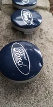 4 Uds 54mm para tapacubos centrales de coche llanta, cubo cubre emblema insignia para ford Fiesta se fusión Mondeo de La etiqueta engomada
