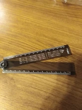 DELI-Regla plegable para niños, artículo de papelería, bonita regla de estudiante, 30cm, EG01102