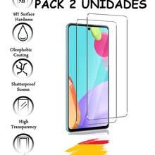 Protecteur d'écran pour SAMSUNG GALAXY A52 5G, 2 pièces, en verre trempé 9h=