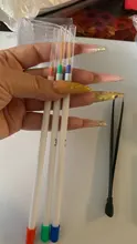 3 uds herramientas de puntas de manicura, pincel para pulir, delineador de rayas, bricolaje, decoración de uñas