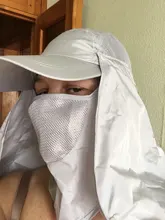 Visor Unisex sombreros de Sun Protector gorra de protección UV cubrir cuello y rostro sol protección deporte al aire libre senderismo pesca sombreros