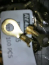 Copper Terminal Connector Lugs Open-Barrel Connerctor-Non-Insulated-Ring Crimp-Cable