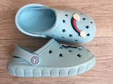 Zapatillas de unicornio para niño y niña, zapatos de arcoíris para niño pequeño, animales, zapatillas de bebé al aire libre, zapatillas de PVC con dibujos animados para niño 2019
