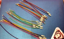 Llavero EDC colorido de acero inoxidable, herramientas para exteriores, herramientas, Cable, cuerda, tornillo de bloqueo, 10 Uds.