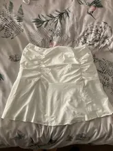 Estilo Preppy vestido plisado acanalado Faldas Mujer cintura alta, los 90 Mini Falda Mujer moda Y2K verano playa Bañadores blanco accesorio de brandy jupe