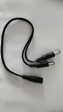 2,1*5,5mm 1 hembra a 2 3 4 5 8 macho DC Cable divisor de alimentación para CCTV accesorios de cámara de seguridad adaptador de fuente de alimentación 12V