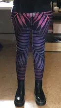 Mallas con estampado de ramas fluorescentes para mujer, leggings ajustados, cintura alta, árbol