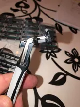 Máquina de afeitar de 2 capas para hombre, afeitadora de seguridad Manual, cuidado facial, afeitadora de barba, 1/30 Uds.