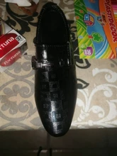 MudiPanda-zapatos de vestir formales para niños y niñas, zapatillas puntiagudas de estilo británico, para espectáculos de moda, color negro, para otoño, 2020