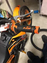 Empuñaduras de mano para motocicleta, accesorio naranja modificado para Duke 7/8 125 200 390 690, 990