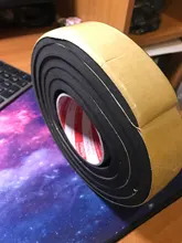 Rubber-Tape Sponge Foam Strong-Adhesion Thick Black EVA 10mm-100mm-Width Anti-Collision-Seal-Strip