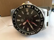 WAZ2114.BA0875-Reloj de pulsera para hombre, de cuarzo, de lujo, tonneau, Tourbillon automático, para negocios, Aquaracer