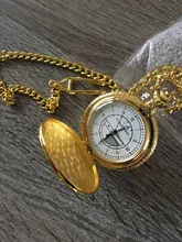 Reloj de bolsillo de cuarzo Steampunk para hombre y mujer, redondo, de lujo, con cadena de cintura FOB, retro, Anime, para Fans, Cosplay, regalo