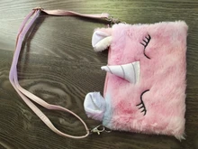 Bolso de hombro con dibujos de unicornios para mujer, monedero pequeño, bandolera cuadrada para teléfono, bolso multicolor
