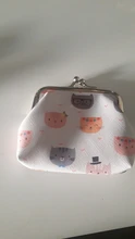 Monedero de gato de dibujos animados para mujer, mini carteras de mujer, bolso de mano, monedero con cerrojo, monedero