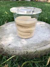 Granja de hormigas de yeso ecológico, nido cuadrado, paisajismo, hormigero, taller, caja de insectos, 7x7,5 CM, nuevo