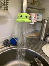360 grados de rotación de dibujos animados agua coladores de cocina grifo agua pulverizadores calidad coladores de ahorro de agua del grifo