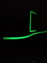 Cinta autoadhesiva con brillo reflectante, cinta luminosa extraíble, brillante fluorescente, cinta de advertencia