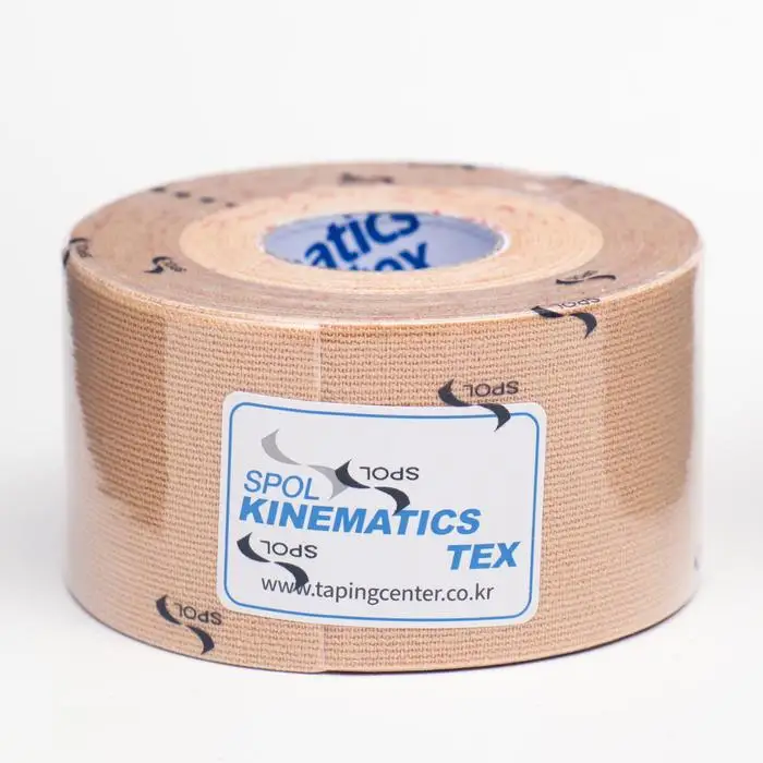 Кинезио тейп Spol Tape корейский 3.75 см x 5 м бежевый |