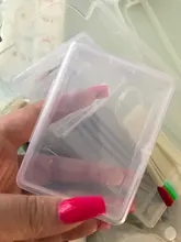 Caja de almacenamiento de agujas de tatuaje transparente, caja de almohadilla recipiente para bastoncillos, maquillaje y algodón, 2 uds.