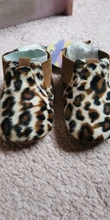 Zapatillas de cuna para bebé recién nacido, suela suave de cuero, leopardo, sólido, cálido, primeros pasos, 2018