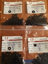 Anillo de goma negro NBR, lote de 50 unidades, OD5/5,5/6/6 5/7/8/8 5/9/10/10 5/11/11, anillo redondo de 5/12/13x2mm, juntas de sellado de aceite